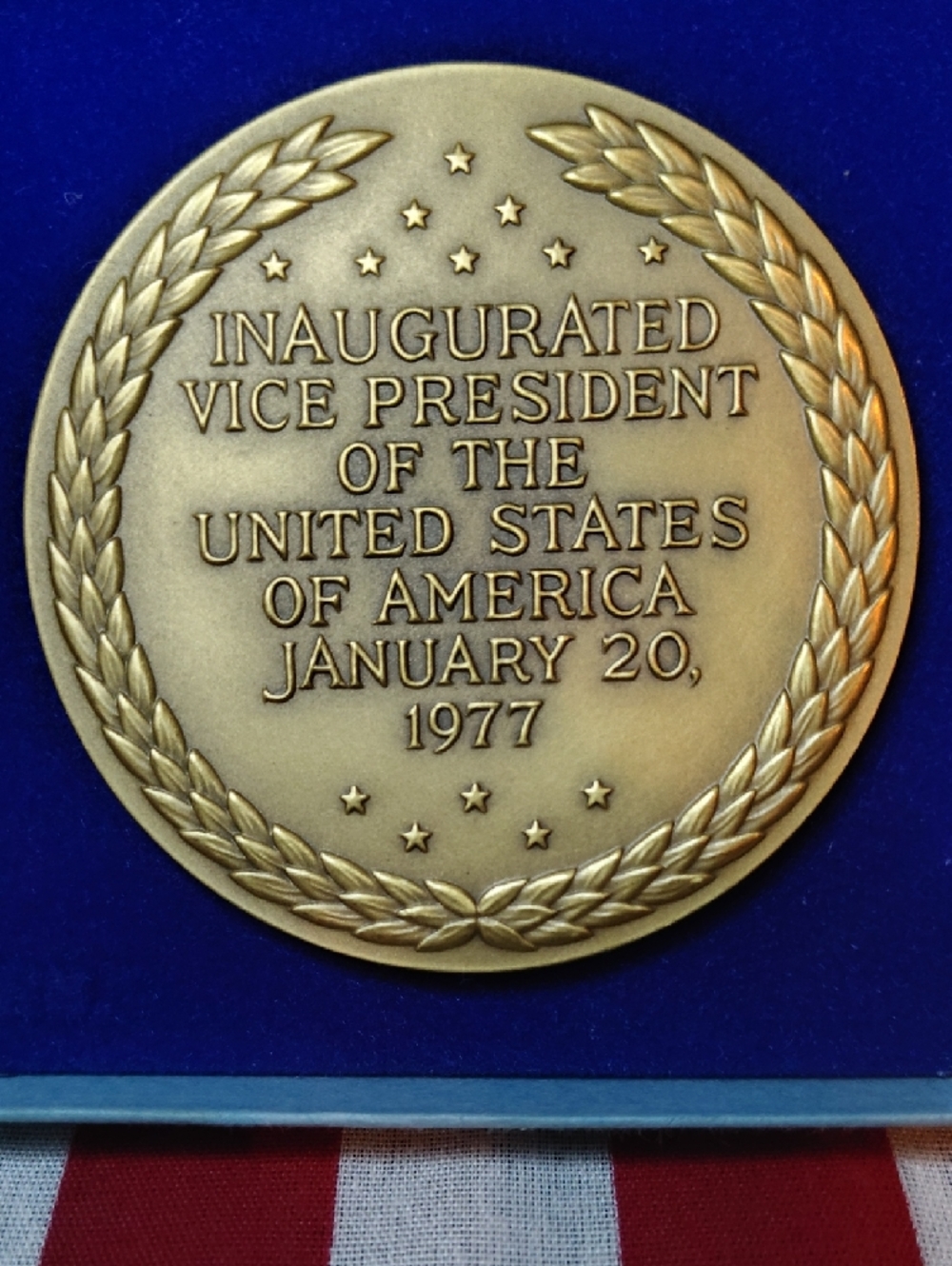 🌹PRISTINE 1977 Walter Mondale Official Inaugural Medal – Low# Limited Edition🌹 - Picture 5 of 8